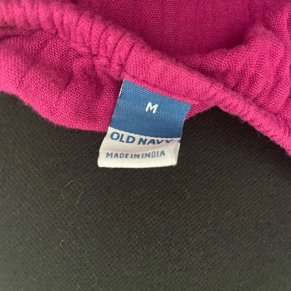 Old navy gauze mini swing dress - pink - size Medium. - Picture 3 of 3